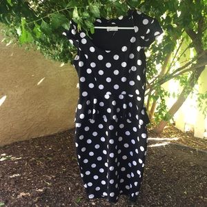 Modcloth Polka Dot Bombshell Dress